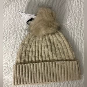 NWT Lululemon Cable Knit Pom Beanie O/S Natural Ivory NATI $54